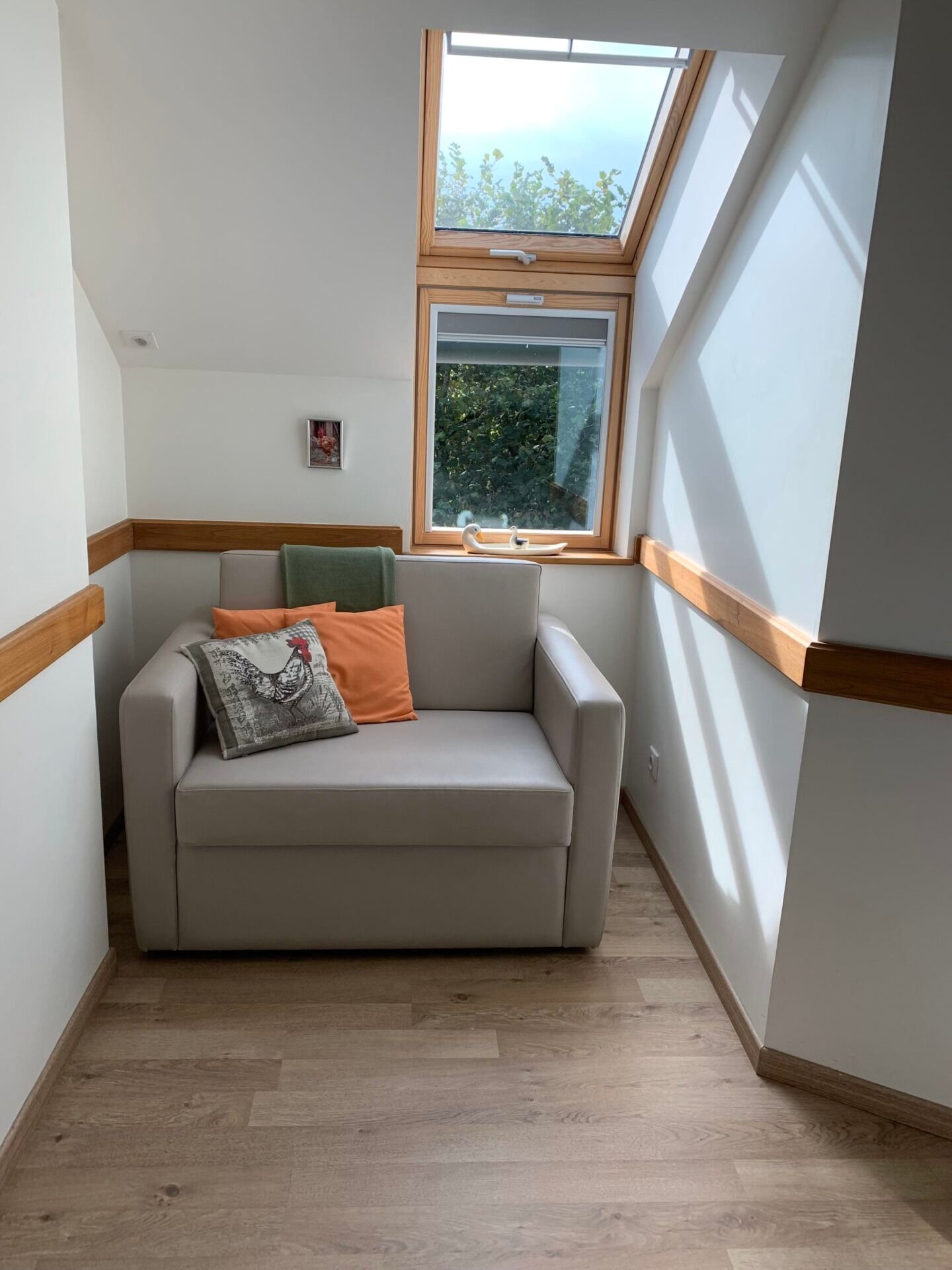 Standaard tweepersoonskamer, uitzicht op tuin | Woonruimte