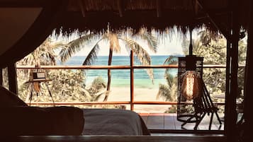 Panoramic Room, 1 King Bed, Ocean View, Beachfront | Egyptian cotton sheets, premium bedding, down comforters, pillowtop beds