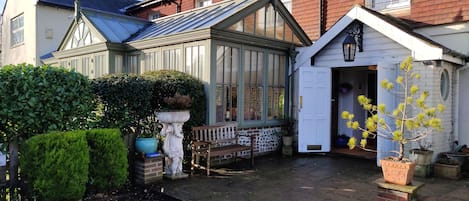 Voorkant van accommodatie