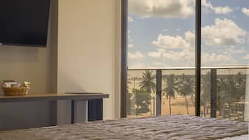Minibar, blackout curtains, soundproofing, iron/ironing board