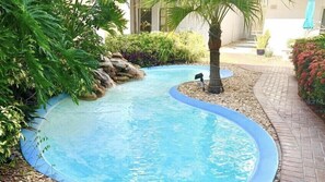 Outdoor pool, a heated pool - A cozy, lovely, remodeled, peaceful destination. (Clearwater beach)
