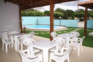 Terrace/patio - Hotel Jacarandá (Teixeira de Freitas)