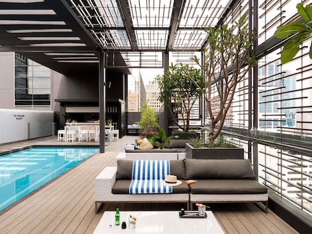 Outdoor pool. Novotel Perth Murray Street
