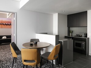 Executive Suite, 1 King Bed | Premium bedding, in-room safe, individually decorated