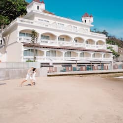 Private beach