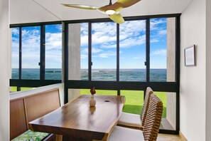 Dining - Oceanfront Two Bedroom Condo (Koloa)