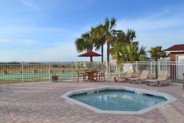 Indoor pool, outdoor pool