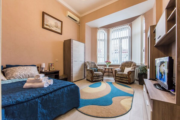 1 soveværelse, Wi-Fi, sengetøj