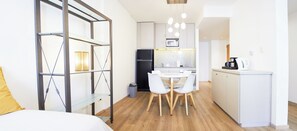 Apartment (1B) | Living area | Flat-screen TV, heated floors - Monroe Suites (Buenos Aires)