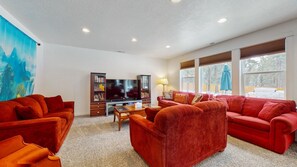 Smart TV, DVD player, video library