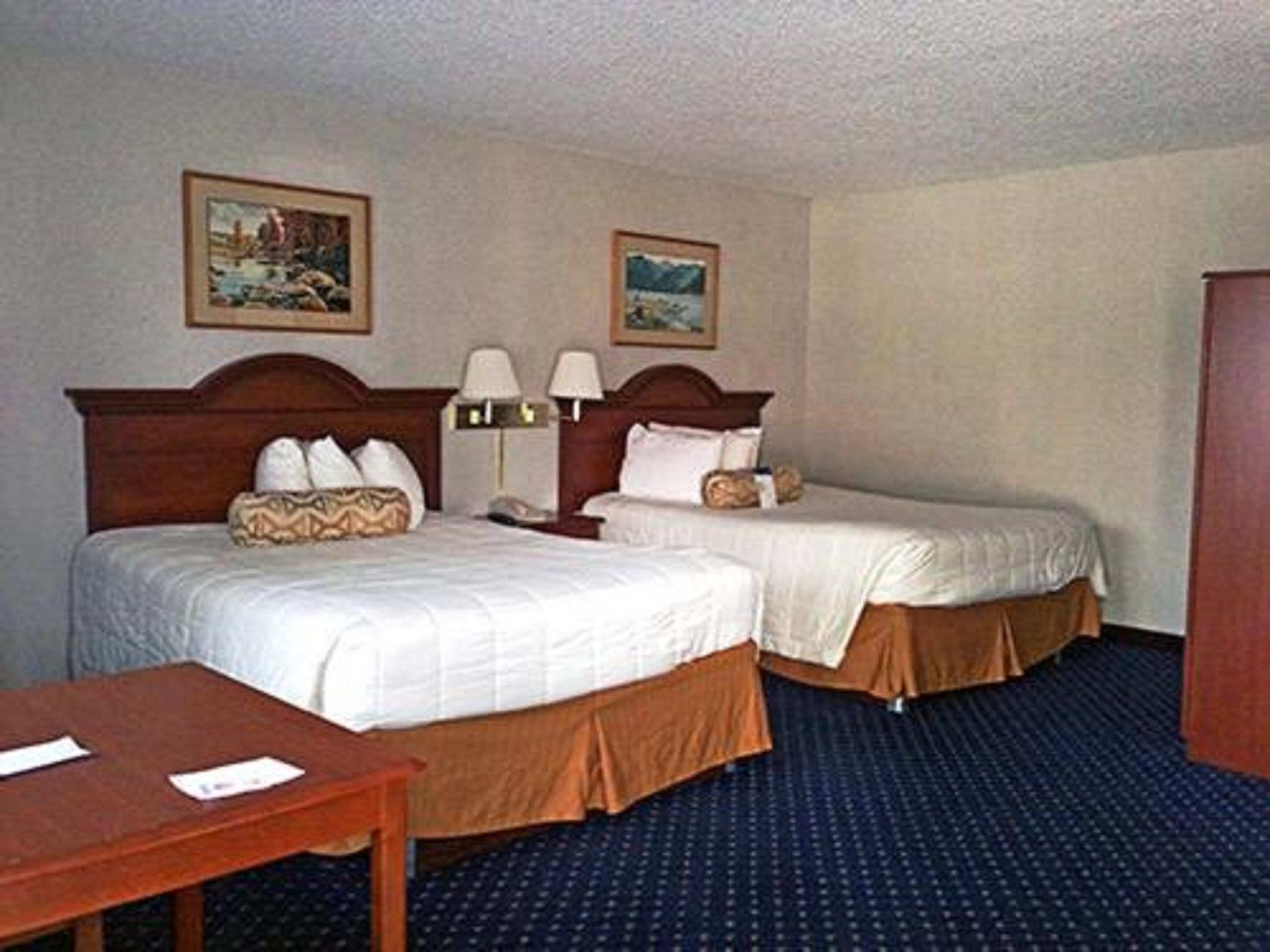 Standard Room, 2 Queen Beds, Non Smoking | Iron/ironing board, free WiFi, bed sheets