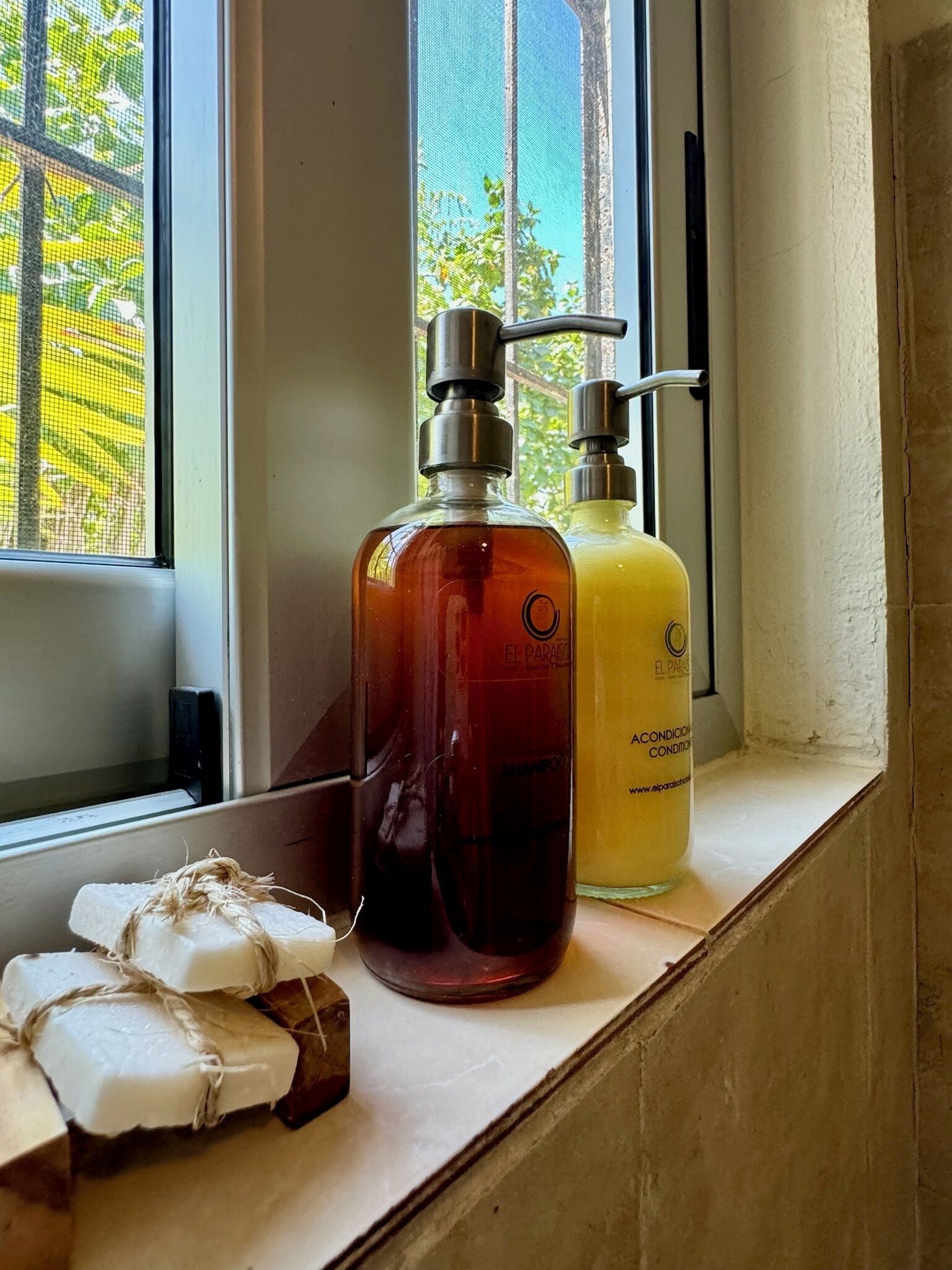 superior room, 2 queen beds | bathroom amenities | shower, rainfall showerhead, designer toiletries, hair dryer