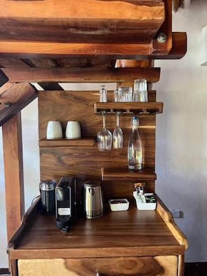 Bungalow exclusif, Plusieurs lits | Café et/ou machine à café