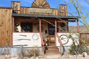 Exterior detail - Big Bend Lodging at Ten Bits Ranch | Room #4 (The General Store) (Terlingua)