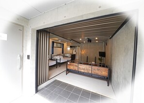Grand Suite, Non Smoking (1F) | Living area | Flat-screen TV - Laffitte Hirai Condominium Hotel (Tokyo)