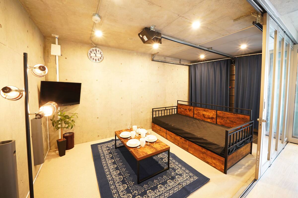 Phòng Suite Grand, không hút thuốc (1F) | Khu phòng khách | TV màn hình phẳng
