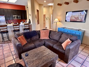 TV, fireplace, Netflix, streaming services