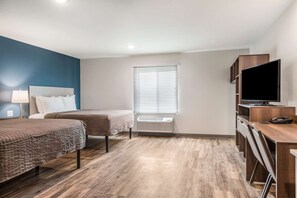 Kamar, 2 Tempat Tidur Queen, akses difabel, Bebas Asap Rokok