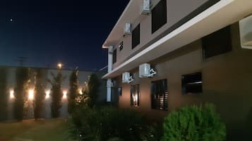 Front of property – evening/night