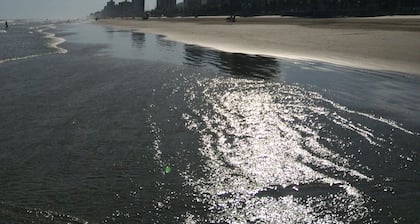 House next to the beautiful beach