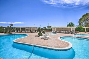 Una piscina climatizada