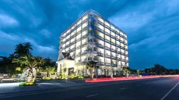 Façana frontal de l'allotjament