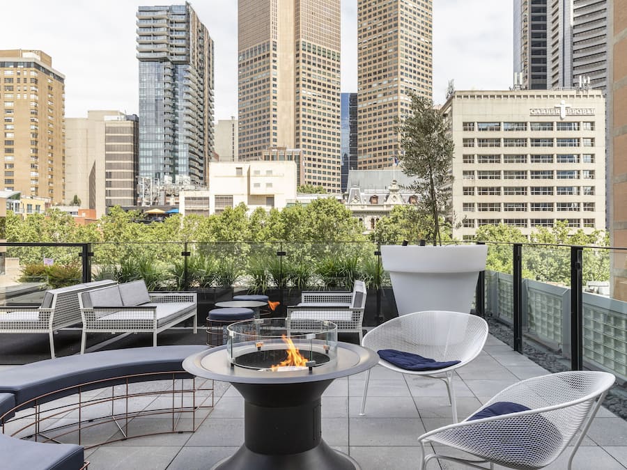 Terraza en la azotea