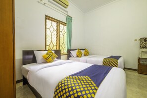 家庭双人房 | 免费 WiFi、床单