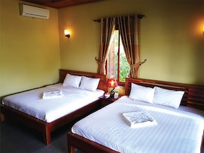 Deluxe Twin Room, 2 Bedrooms, Beach View, Mountainside | Hypo-allergenic bedding, desk, soundproofing, free WiFi