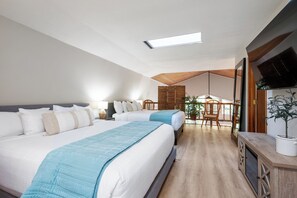 2 bedrooms, desk, iron/ironing board, travel crib