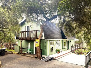 Exterior - Forest Home with Deck, EV Charger, King Beds (Cambria)