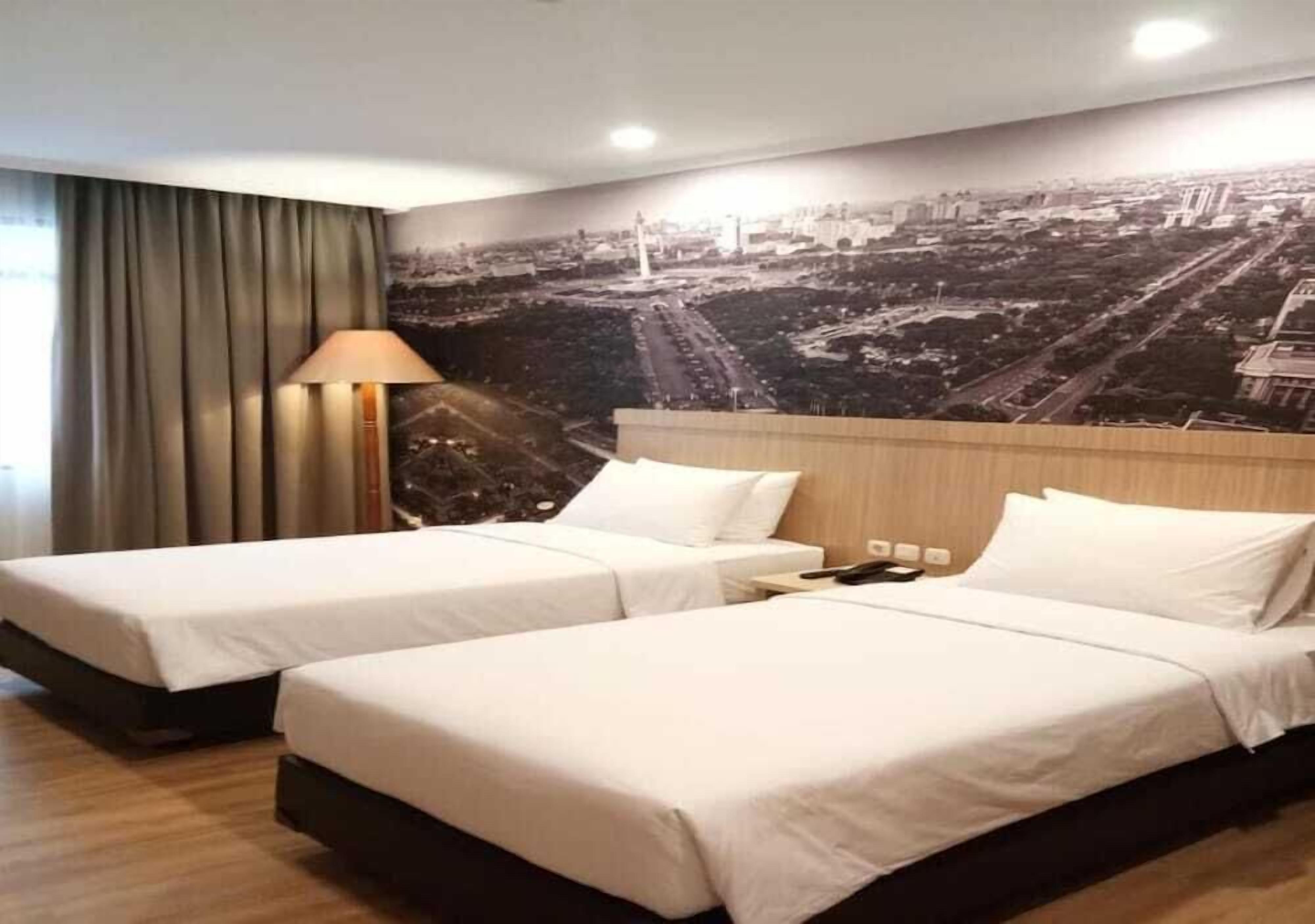 Premium bedding, memory-foam beds, desk, soundproofing
