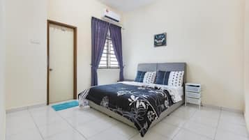 Rumah, 4 kamar tidur | 4 kamar tidur, tirai kedap cahaya, dan setrika/meja setrika