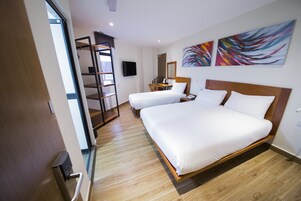 Family Room | Desk, iron/ironing board, free WiFi, bed sheets