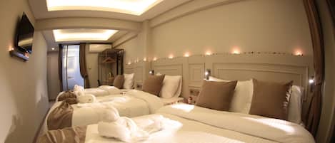 Een minibar, een kluis op de kamer, verduisterende gordijnen