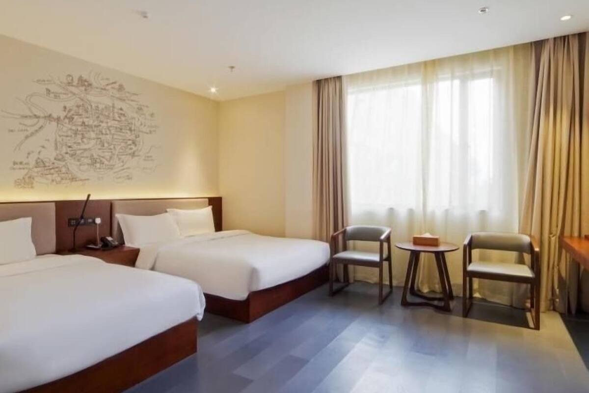 superior twin room, non smoking | blackout curtains, free wifi, bed sheets