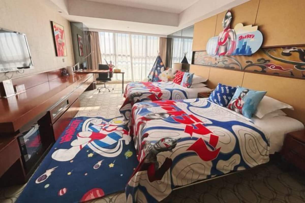 1 slaapkamer, een bureau, verduisterende gordijnen, gratis wifi