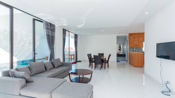 32 inci televisyen skrin rata dengan kabel, TV