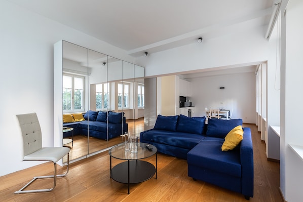 Appartement, 1 chambre | Salle de séjour