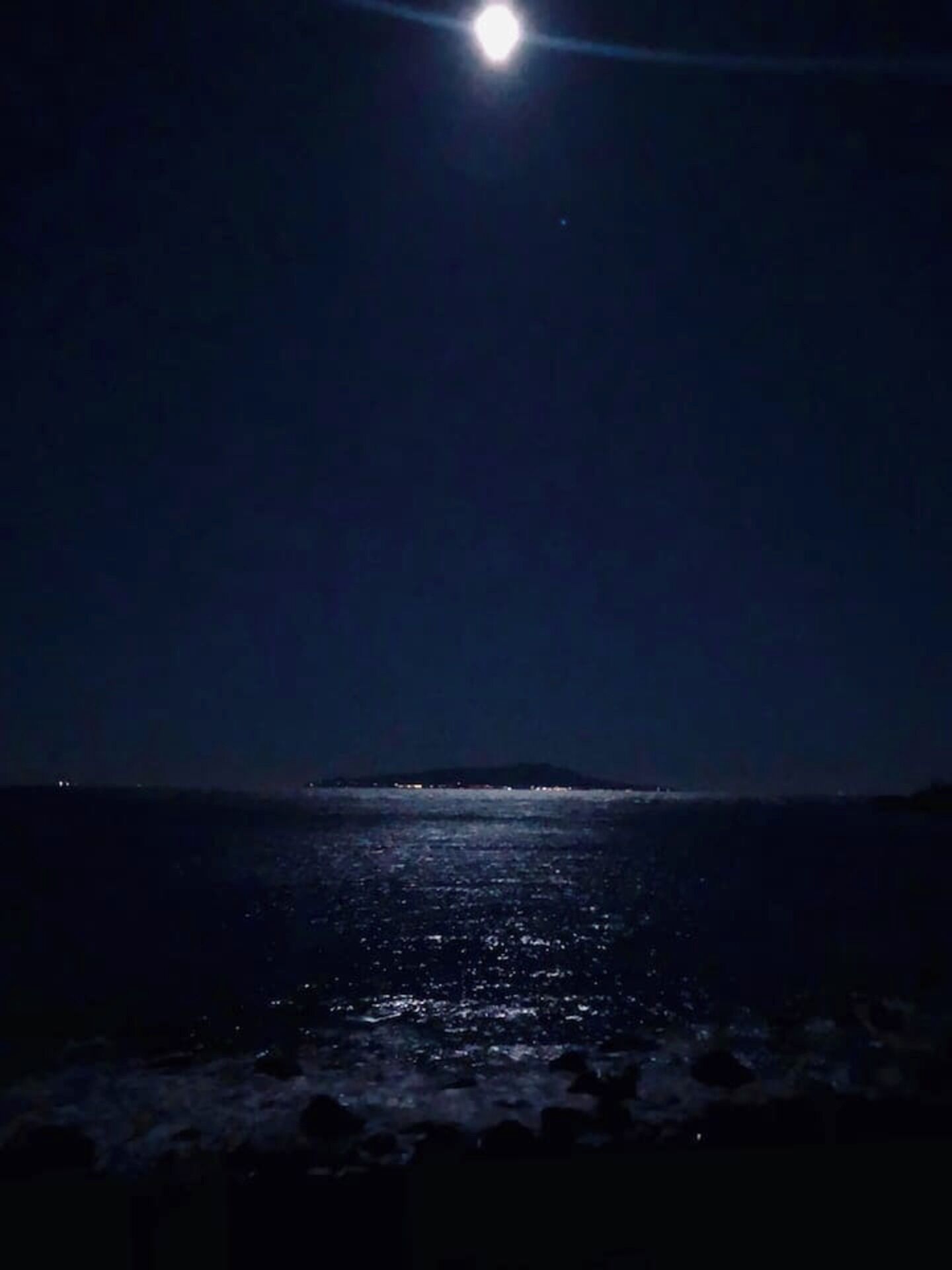 徒歩15分の富戸漁港　夜景