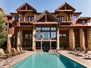 Indoor pool, outdoor pool