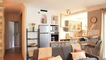 Televisie, een open haard en videospelletjes