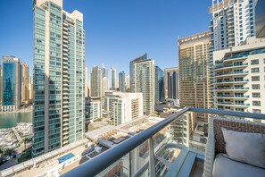 Apartament Deluxe, 2 dormitoris, vistes al port esportiu | Balcó