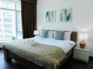 Deluxe Apartment | 1 bedroom, iron/ironing board, free WiFi, bed sheets - Luton Vacation Homes Park Island (Dubai)
