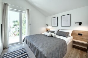 Lägenhet Deluxe - 1 sovrum - havsutsikt | 1 sovrum, ljudisolering, gratis wi-fi och sängkläder