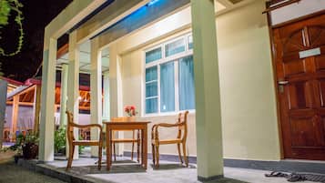 Front of property – evening/night