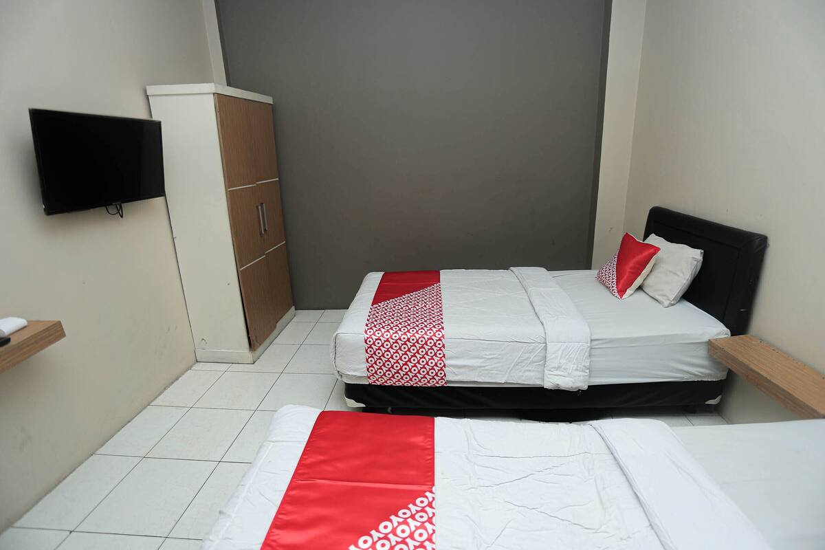 Kamar Twin Deluks | Wi-Fi gratis dan seprai linen