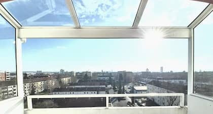 Penthouse "Marc Aurel" avec vue éloignée, central