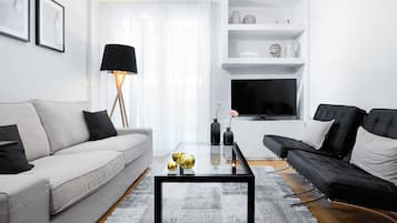 Apartment, 3 Bedrooms | Living area | LED TV