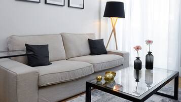 Apartment, 3 Bedrooms | Living area | LED TV